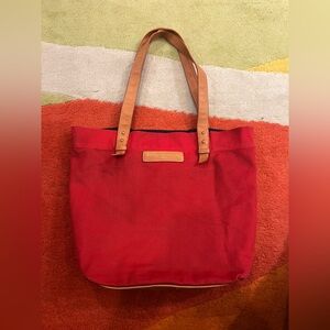 WANT Les Essentials de La Vie Blue and Red Tote